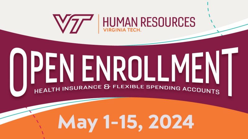 Open enrollment for 2018-19 benefits and flexible spending accounts in May 1 through 15.